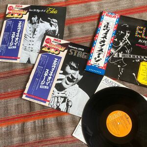 エルヴィス・オン・ステージ　VOL.1.2.3 ３枚組　レコードの良さが分かる貴方に！