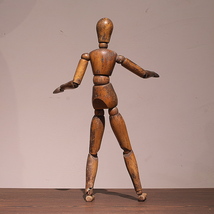 球体関節人形 デッサン人形 フランス製 1950年ごろ インダストリアル ディスプレイ アンティーク 19世紀 球体関節 マイナスビス_画像2