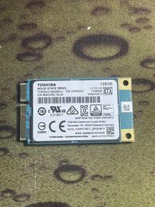 SSD 128GB mSATA TOSHIBA 東芝 THNSNS128GPC データ消去済 内蔵 PCパーツ チップ