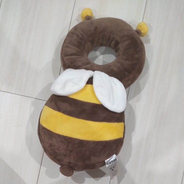 転倒防止グッズ 安全 ベビー よちよち歩き ヘッドガード ぬいぐるみ みつばち