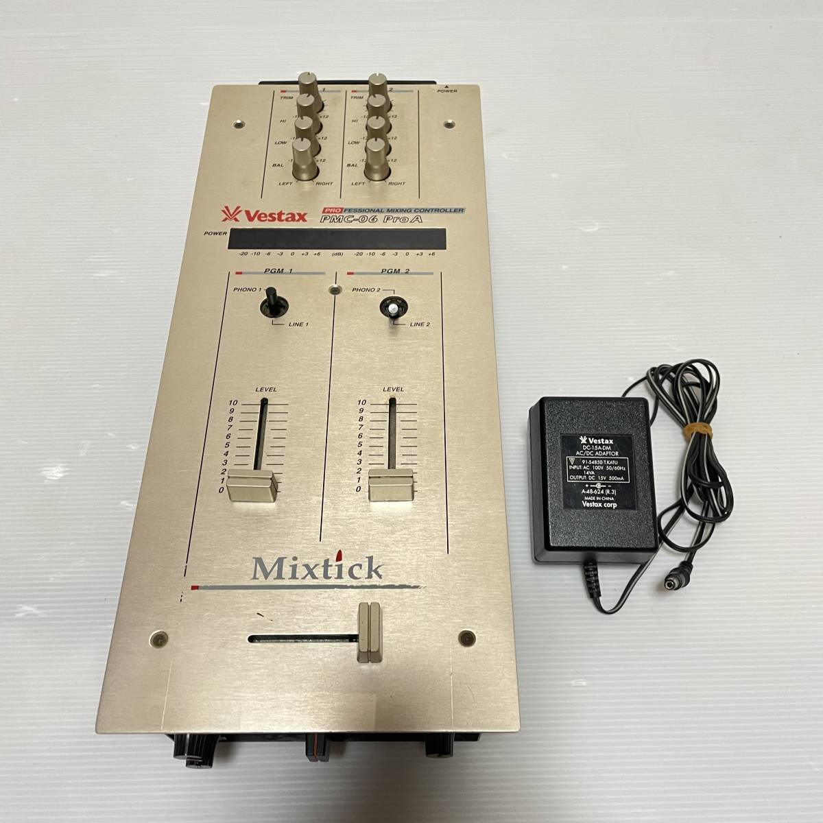 期間限定で特別価格VESTAX モニター切替フェーダー部品 for PMC-06PROシリーズ DJ機材