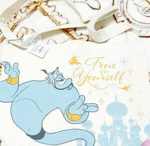 Paypayフリマ 半袖tシャツ アラジン ジーニー 紺 ネイビー レディース Llサイズ ディズニー Disney Aladdin Genie