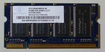 8272 ノートパソコン用メモリ PC2700 DDR333 512MB nanya_画像2