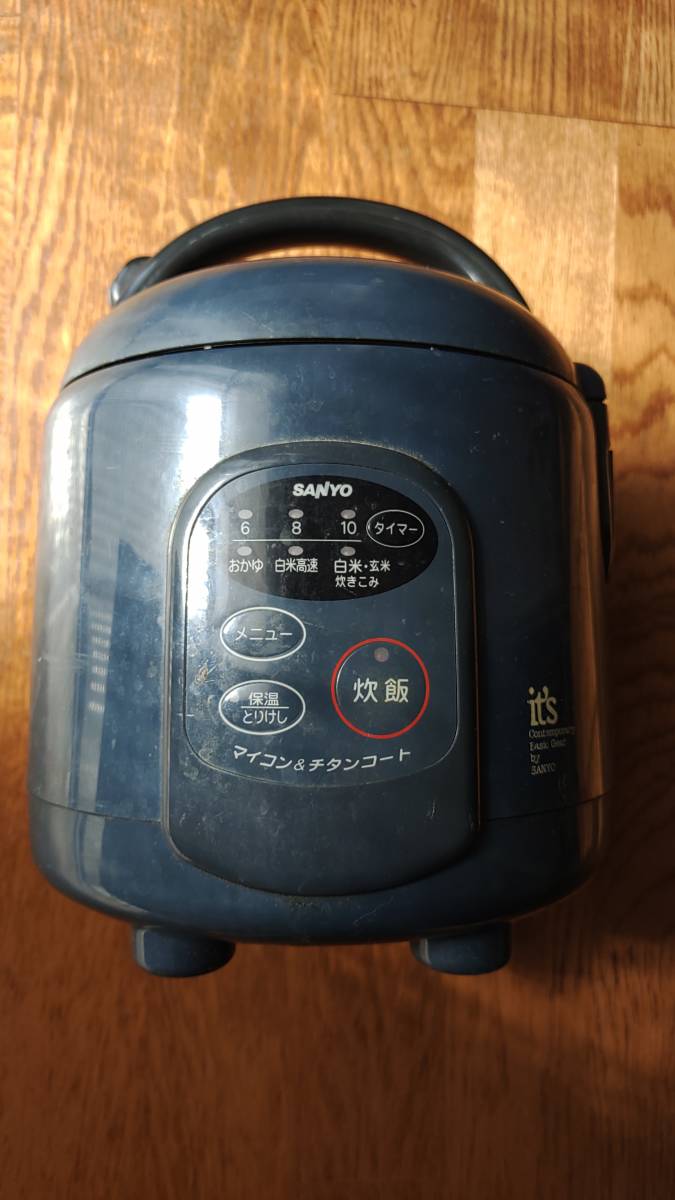 数量限定 三洋電機製 昭和レトロ サンヨー炊飯器 ミニオンみたいな