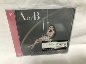 未開封品 中島美嘉 「A or B」 初回生産限定盤 CD+DVD 　C575