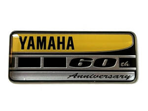 [全国速達送料込]ヤマハ YAMAHA 60周年 60th Anniversary レジンエンブレム 純正 ステッカー シグナスX マジェスティS AEROX NMAX TMAX BWS