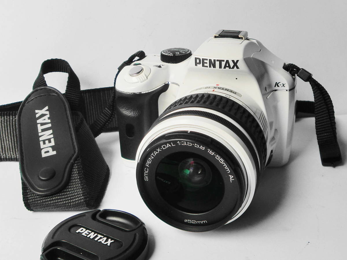 PENTAX K-X 美品 デジタル一眼レフカメラ 黒 望遠レンズ&おまけ付き