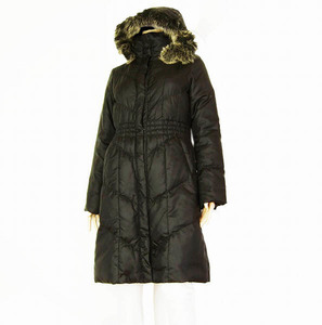 A beautiful goods / car laCara ultimate . down jacket (9 number ~11 number corresponding ) black / black fox fur .... autumn winter oriented outer lady's 