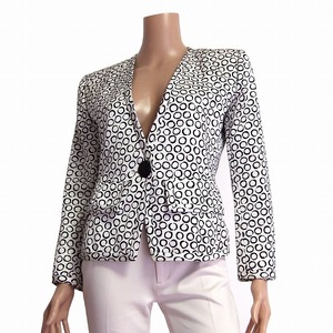 Красивые товары*Sant Laurent/San Roland*Сделано во Франции*White X Dot Pattern*для взрослых куртки 34/9