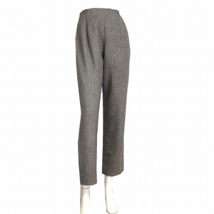 M beautiful goods / Ralph Lauren RALPH LAUREN adult wool pants inscription 9 number (38 number /M corresponding ) black / black beige thousand bird .. pattern autumn winter direction bottoms lady's 