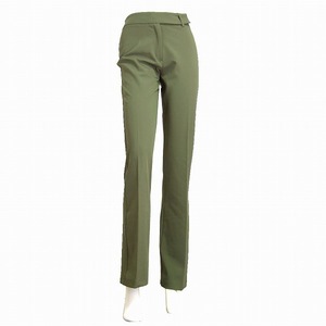 M as good as new / Morgan MORGAN beautiful legs long pants inscription 38 number (9 number /M corresponding ) green series khaki adult color France made simple spring summer autumn direction bottoms lady's 