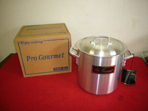 PRO GOURMET 鍋 HEIWA アルミ厚板鍋 PRO/H1 業務用 厨房機器 寸胴鍋 21㎝ 7.3L 未使用 元箱