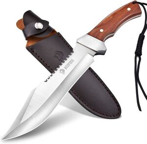【新品 送料無料】ナイフ アウトドアシースナイフ NedFoss 鞘付き フルタング構造 アウトドア用ナイフ フィッシングナイフ5.5mm厚ブレード