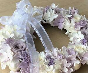  preserved flower lease * light purple [ gift correspondence ]