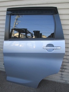 左 リア ドア 良品　EKカスタム　B11W　タイプT リヤ ヒンジ　ガラス ハーネス　トリム　内張り　付き　A31　