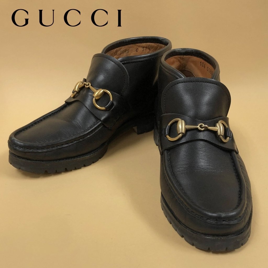 ◇◇GUCCI グッチ キルトローファー ハイヒール サイズ7 1/2