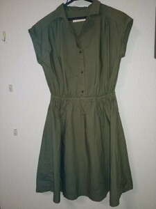 * beautiful goods * IENA SLOBE Iena slow b One-piece sleeve less khaki color 