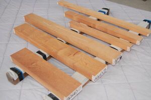 欅　綾ケヤキ　6ヶで12700円 新品 材木　角材 20年以上乾燥