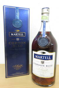 1037　木405-136　お酒　MARTELL マーテル　コルドンブルー CORDON BLEU　コニャック COGNAC　ブランデー BRANDY　1L 40%　未開栓 古酒　80