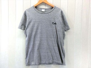 クーティー COOTIE 刺繍プリント　Tシャツ 半袖Tシャツ グレー M