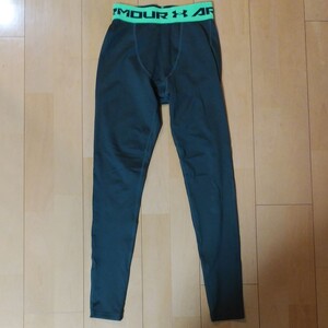 UNDER ARMOUR アンダーアーマー ロングタイツ コンプレッション メンズSM カーキ