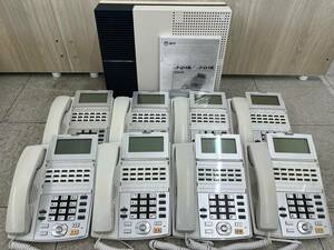 NTT NXS-ME NX-(18)STEL-(1)(W)(. equipment / telephone machine 8 pcs ) light telephone office type correspondence 