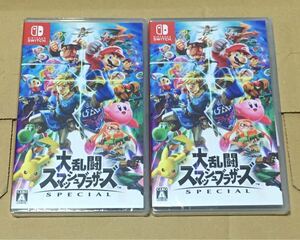 任天堂 Switch 大乱闘スマッシュブラザーズ SPECIAL 新品未開封 シュリンク付き 2枚
