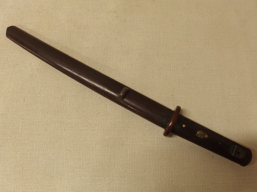 販売のものです 江戸期 黄銅製 矢立 方位磁石・小刀付き 金属工芸