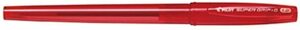 パイロット 油性ボールペン スーパーグリップG・キャップ式1.2mm 極太 赤軸赤芯 BSGC-10B-RR 10本組み
