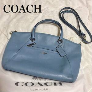 COACH F79997 Prairie sa che ru2way blue hand shoulder 