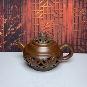 [..* purple sand . carving *. empty .] ornament . thing purple sand . China old fine art ultimate beautiful goods capacity :300cc