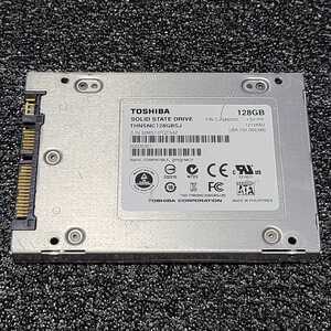 TOSHIBA THNSNC128GBSJ 128GB SATA SSD 正常品 2.5インチ内蔵SSD フォーマット済み PCパーツ 動作確認済み 120GB