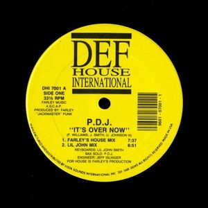 試聴 P.D.J. - It's Over Now [12inch] Def House International US House