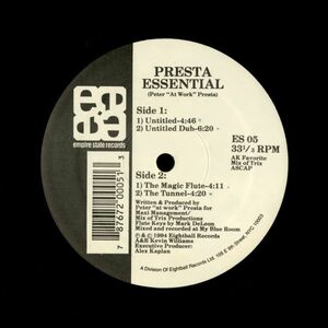 試聴 Peter Presta - Presta Essential [12inch] Empire State Records US 1994 House