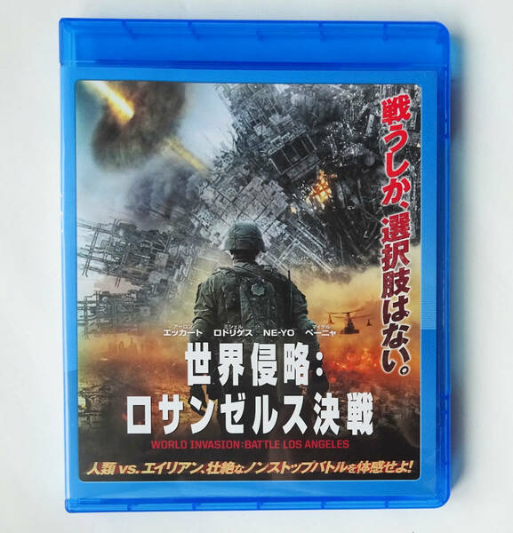 BLU-RAY ★ 世界侵略:ロサンゼルス決戦 WORLD INVASION BATTLEFIELD L.A. (2011) アーロン・エッカート ★ ブルーレイ レンタル落ち