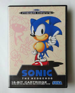 MD Sonic * The * Hedgehog SONIC THE HEDGEHOG 1 EU version * Sega Mega Drive for soft 