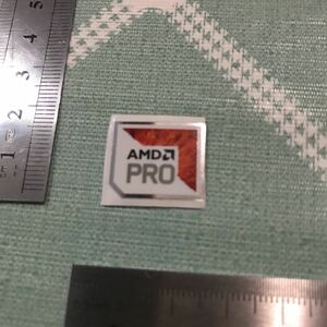 AMD PRO パソコンシールロゴエンブレム@3098