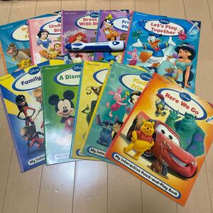 ディズニー play a sound 英語教材 英語絵本 10冊セット ペンつき 知育玩具