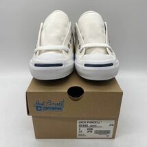 【23cm】新品 CONVERSE JACK PURCELL WHITE コンバース ジャックパーセル ホワイト インドネシア製 (1R193) 3059_画像2