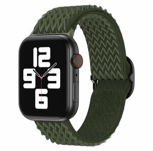 Apple Watch バンド　Apple Watch SE/7/6/5/4/3/2/1に対応 ナイロン製弾性バンド スポーツバンド アップルウオッチ交換ベルト　42/44/45