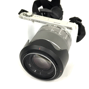 SONY α NEX-C3 E 3.5-5.6/18-55 OSS ミラーレス一眼カメラ ボディ レンズ 動作確認済 付属品あり