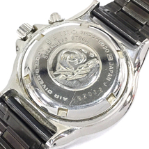 セイコー 腕時計 3M22‐0D20 SCUBA 200m ラウンド デイト 紺文字盤 AGS メンズ 社外ベルト 稼働 SEIKO QT053-278_画像2