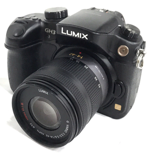 1円 Panasonic LUMIX DMC-GH3 G VARIO 1:3.5-5.6/14-42 ミラーレス一眼カメラ ボディ レンズ パナソニック C4337