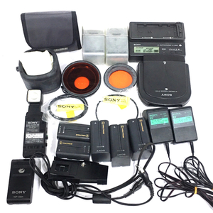 1円 SONY AC-VQ850 AC POWER ADAPTOR IFT-R10 AV CORDLESS IR RECEIVER 含む カメラアクセサリー まとめセット