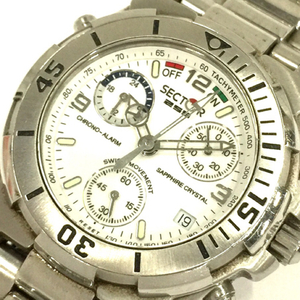 セクター 255 クロノグラフ クォーツ 腕時計 メンズ ホワイト文字盤 ファッション小物 雑貨 SECTOR