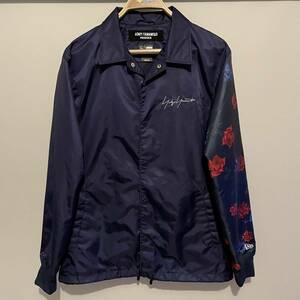 18SS オム ニューエラ スカルローズ コーチジャケット ヨウジヤマモト Yohji Yamamoto pour homme newera coach jacket skull rose