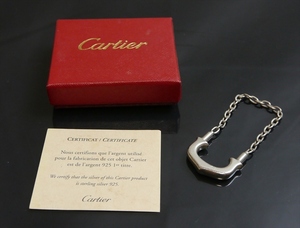  finest quality goods Cartier key holder key chain Vintage silver 925 genuine article judgment ending 