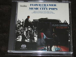 FLOYD CRAMER フロイド・クレーマー / WITH THE MUSIC CITY POPS & ... IN CONCERT 2018年発売 Vocalion社 Hybrid SACD 輸入盤