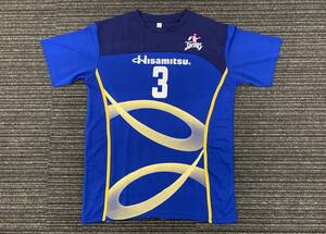 2015-16 バレーボール V・プレミアリーグ 女子 久光製薬スプリングス-Hisamitsu Springs- OH#3 新鍋理沙 リサ ユニフォームT／日本代表