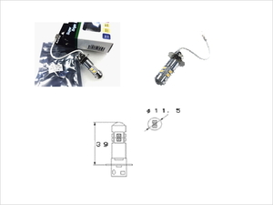 【保証付】H3LEDバルブ3500kイエロー *